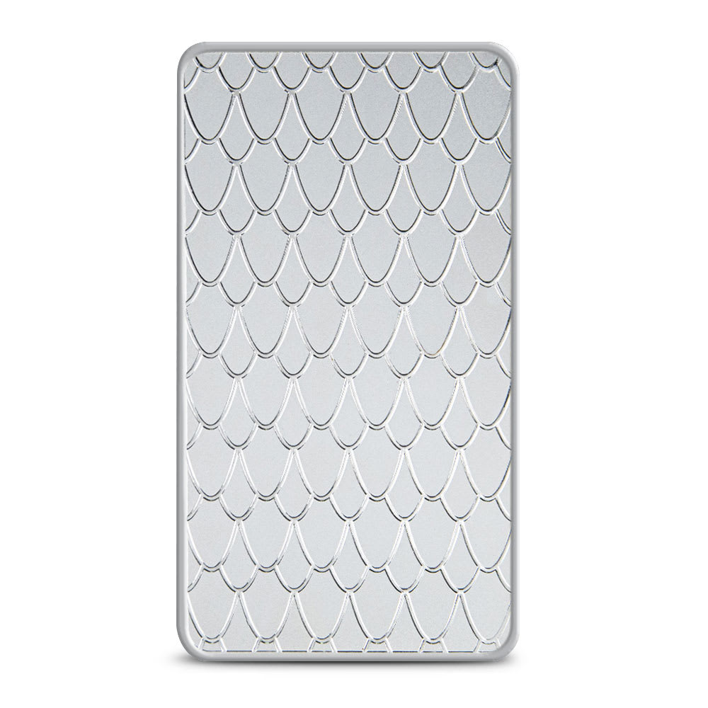 2013 10 oz Year of the Snake Lunar Silver Bar