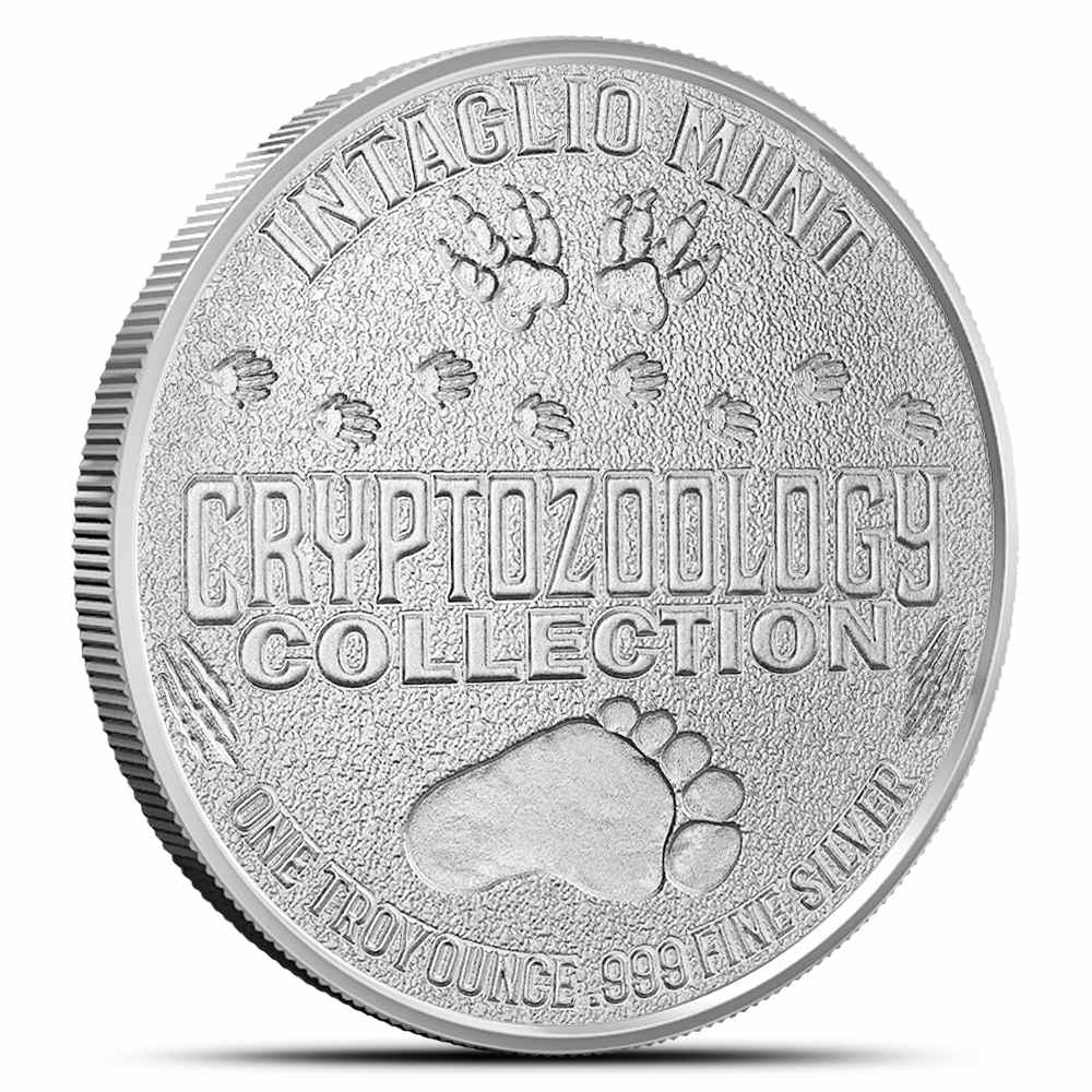 銀　2020 トケラウ 1 oz Silver The Kraken Round | Intaglio Mint - Provident Metals