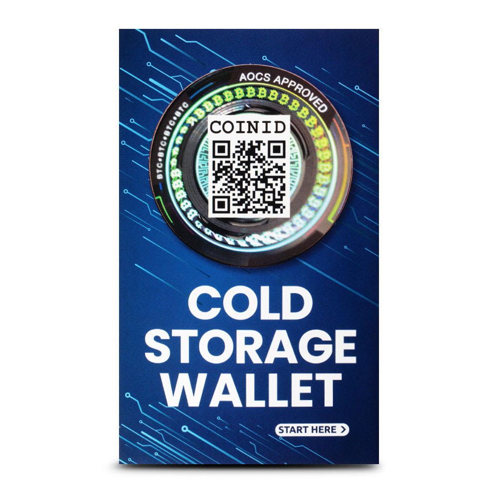 1 oz Copper Bitcoin Cold Storage Wallet Round New - Provident Metals™