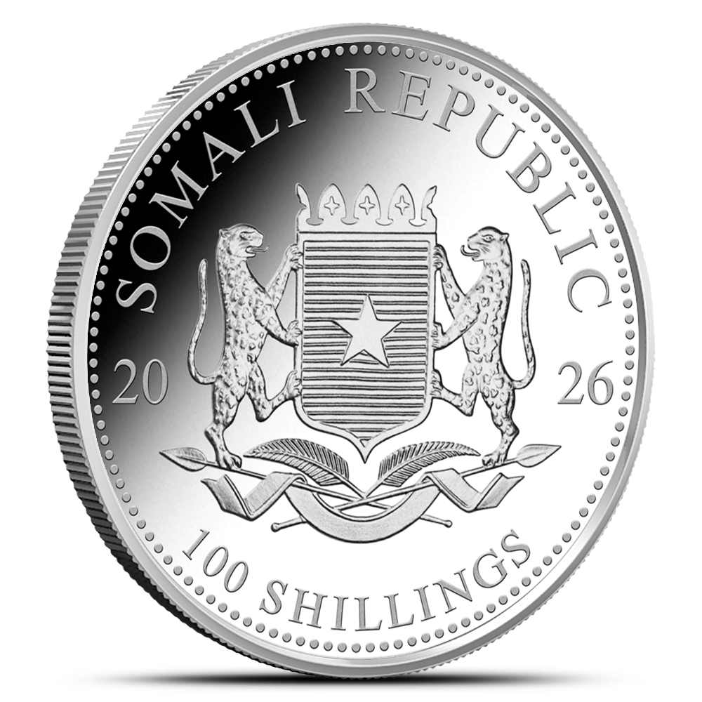 2026 Somalia Elephant 1 oz Silver Coin - Provident Metals™