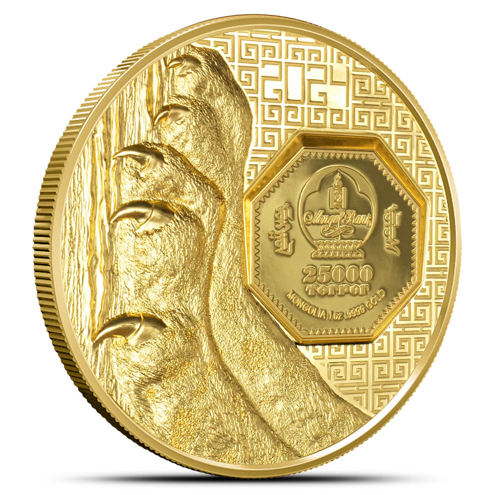 2024 Proof Mongolia Snow Leopard 1 oz Gold Coin UHR - Provident Metals™