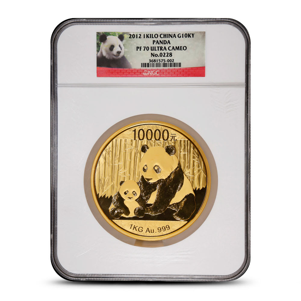 2012 Proof Chinese Panda 1 Kilo Gold Coin NGC PF70 UCAM