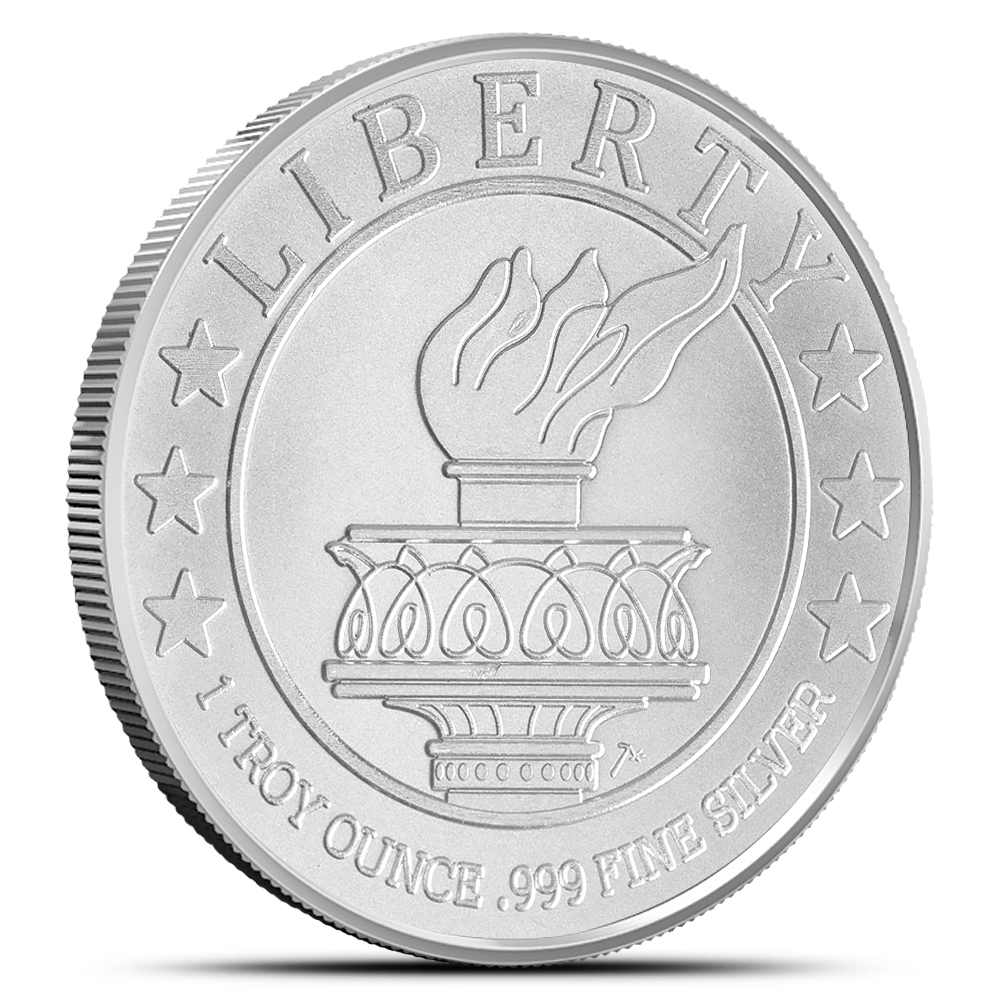 1 oz SilverTowne Lady Liberty Silver Round (New) l BGASC™