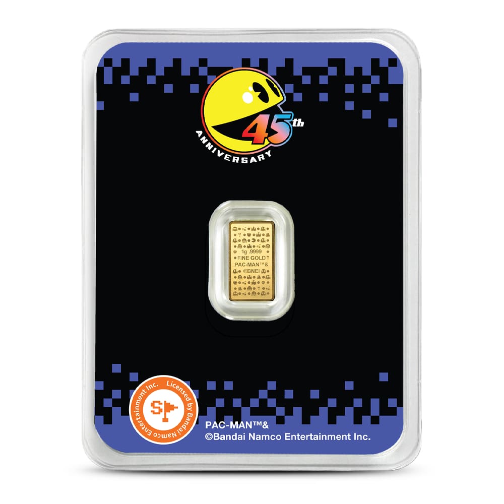 1 Gram Gold Pac-Man 45th Anniversary Bar | PAMP Suisse - Provident
