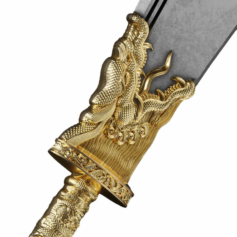 2025 Antique Samoa Guan Yu's Green Dragon Crescent Blade 2 oz