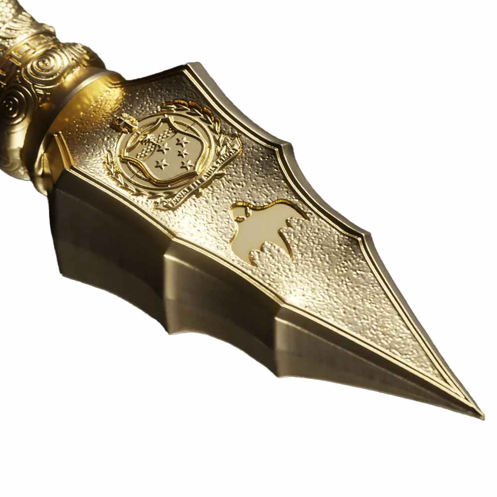 2025 Antique Samoa Guan Yu's Green Dragon Crescent Blade 2 oz