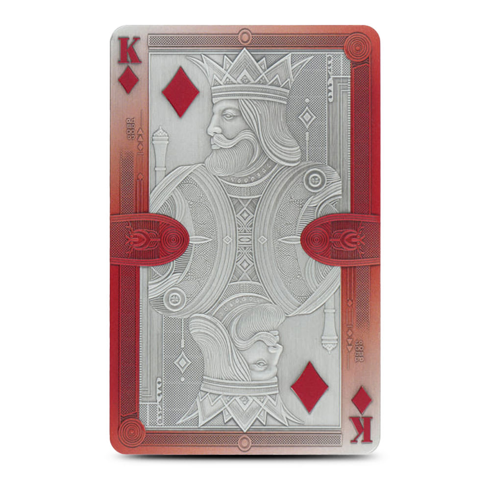 2024 Antique Colorized Samoa King Playing Cards Silver 4-Coin Set