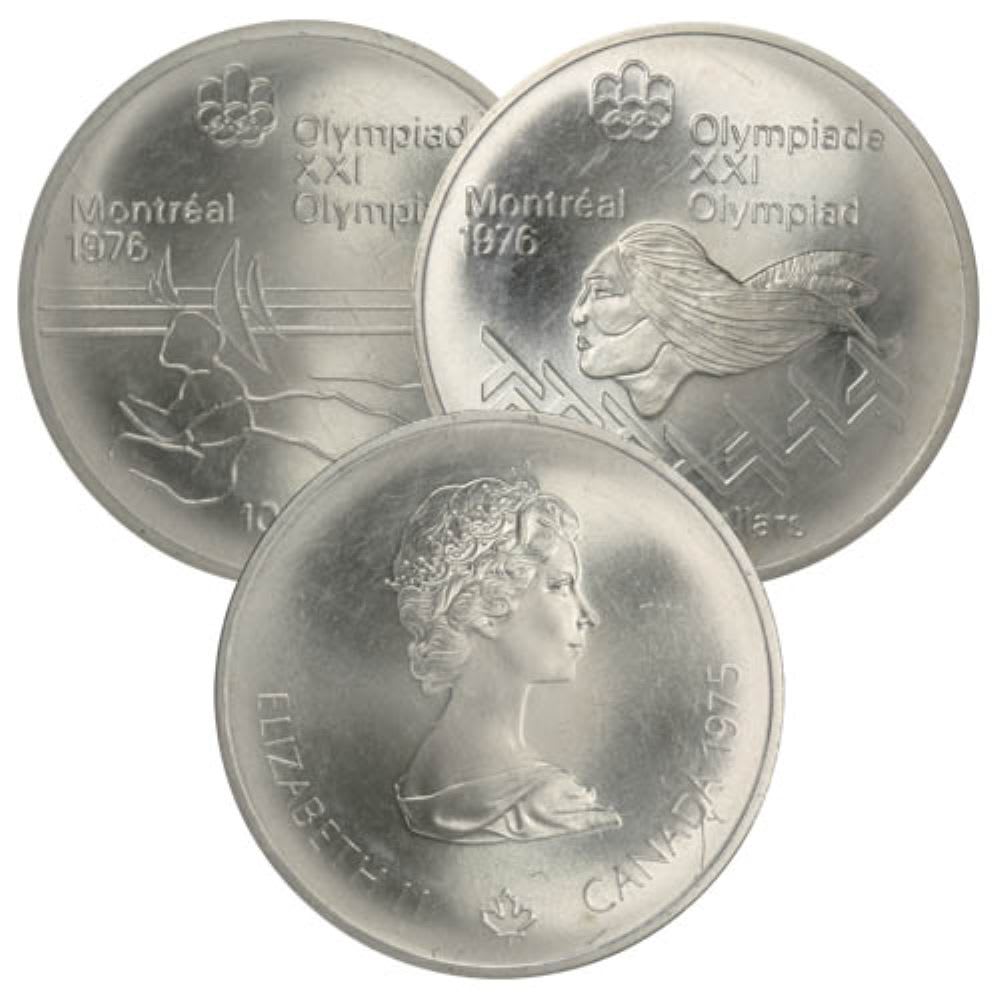 BUY CANADIAN SILVER Bullion Online | Canada $10 Silver Olympic