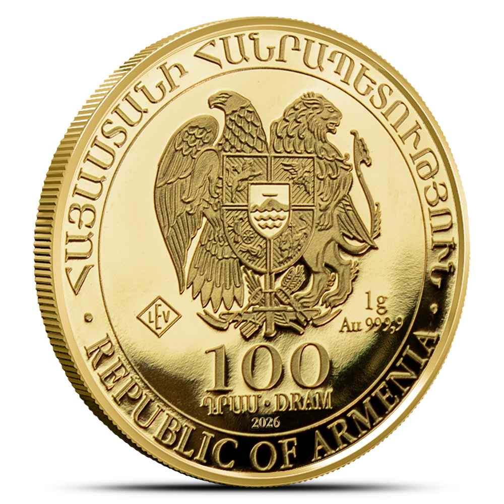 2026 1 Gram Armenian Gold Noah's Ark Coin l BGASC™