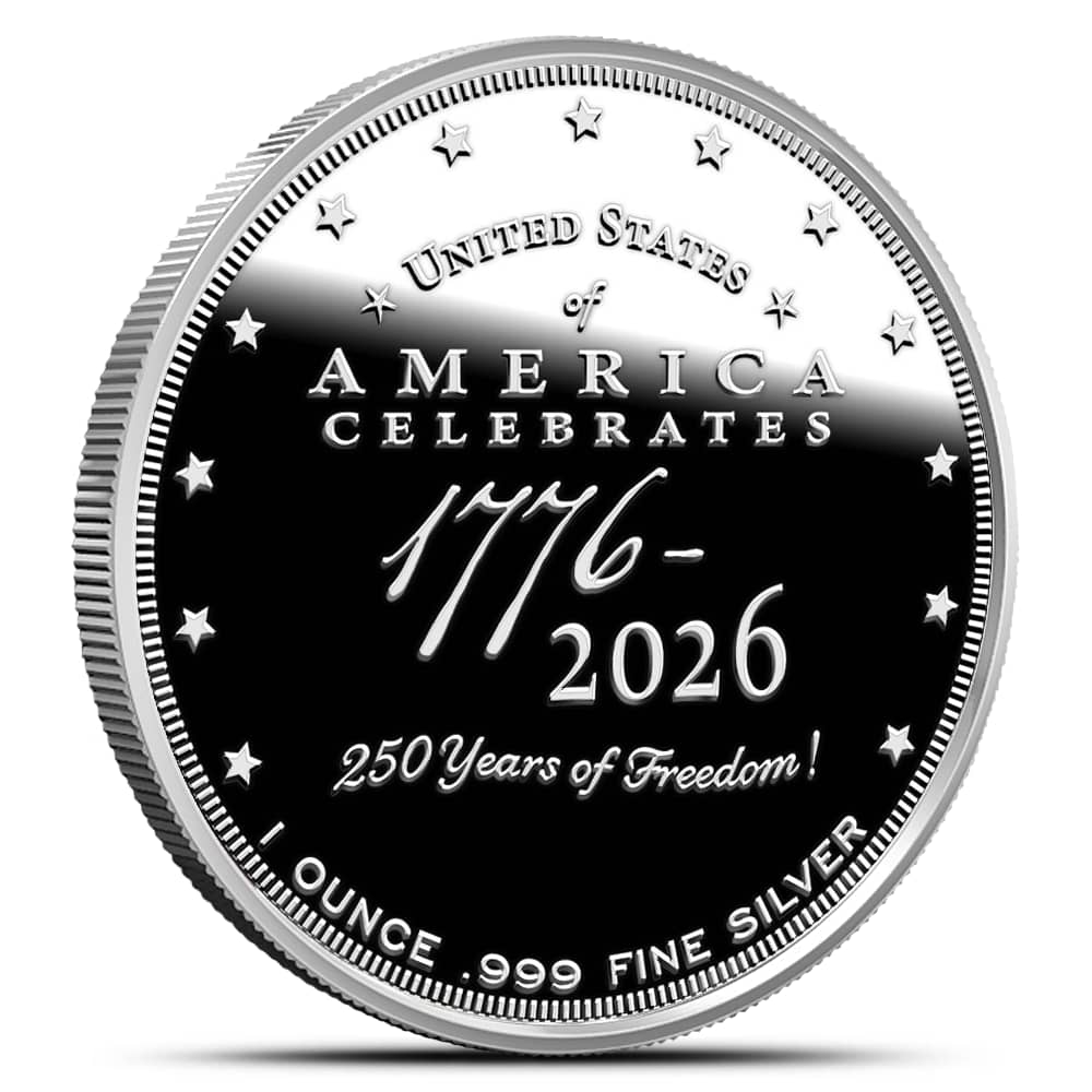 銀次郎250 2026 1 oz 250th Anniversary of United States of America Silver