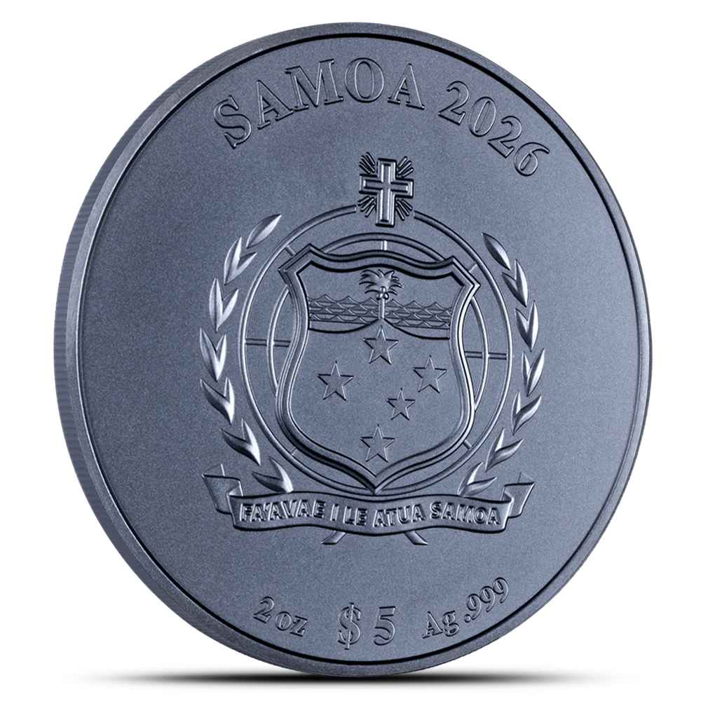 2026 2 oz Antique Samoa FIFA World Cup Maze Silver Coin (Box + CoA