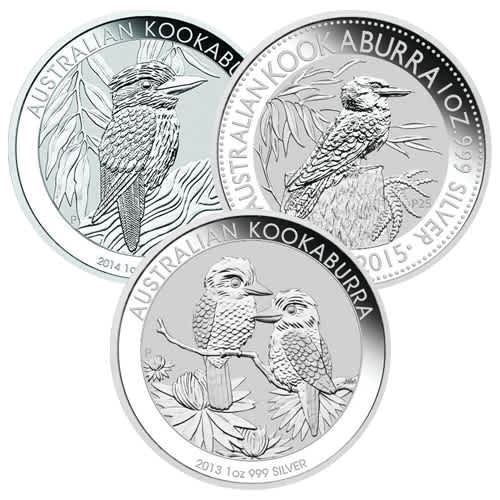 Buy 1 oz Australian Silver Kookaburra Coin (Random Year
