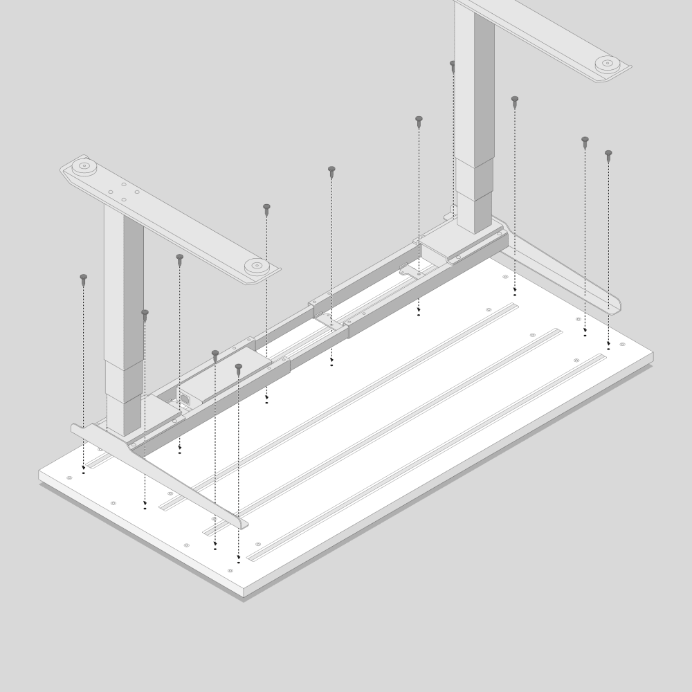 電動昇降デスク用天板 BOARD - POLAR for FlexiSpot E7 Pro 電動昇降デスク用天板 BOARD - POLAR for FlexiSpot E7 Pro