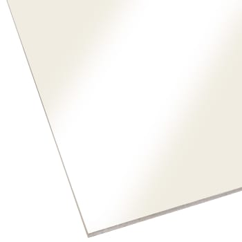 Alu plate 9010 hvit m/folie 0.9x1250x2500mm PVDF 30-35% glans EN AW-3005 H44