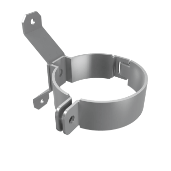 Rørklemme f/tre N-85 ubehandlet 8513 (2 stk)