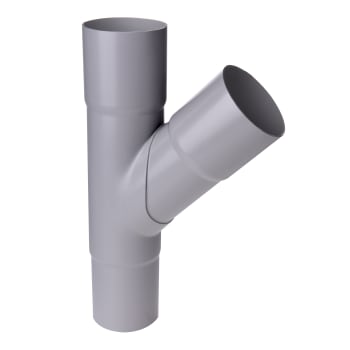 Nedløpsrør 110mm grå Prefa