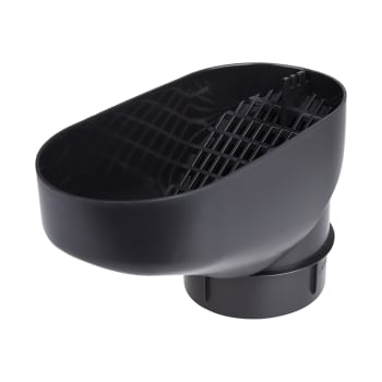 Nedløpsrør 110mm sort Prefa