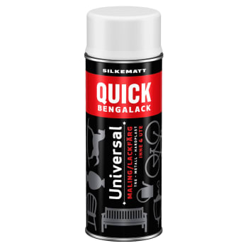 Bengalack Quick spray hvit 400ml