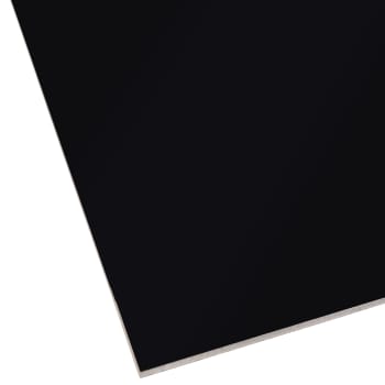 Alu plate 9005 sort m/folie 0.9x1250x2500mm PVDF 30-35% glans EN AW-3005 H44