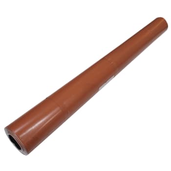 Bly farget 100cm 1mm 4,4m/rl tegl/sort (50.64 kg pr.rl)