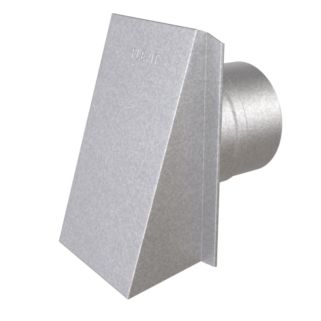 Ventilatorventil 100mm m/kappe og spjeld