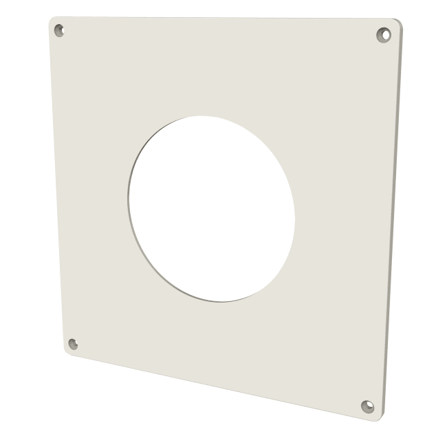 Dekkplate 200x200xØ100mm