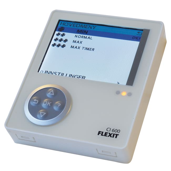 Styrepanel CI 600 hvit