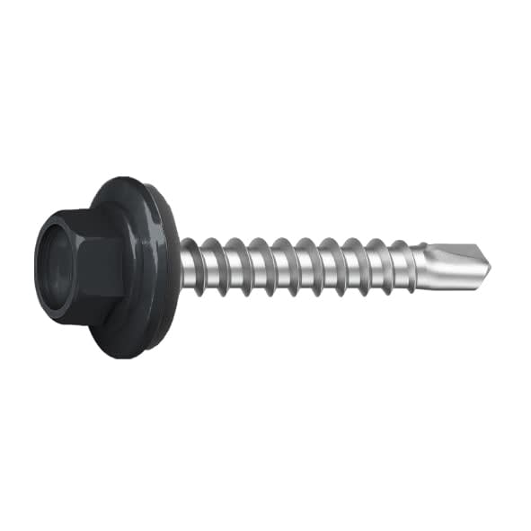 Ejot plateskrue rustfri A2 4.8x35 gråsort 7021 (250)