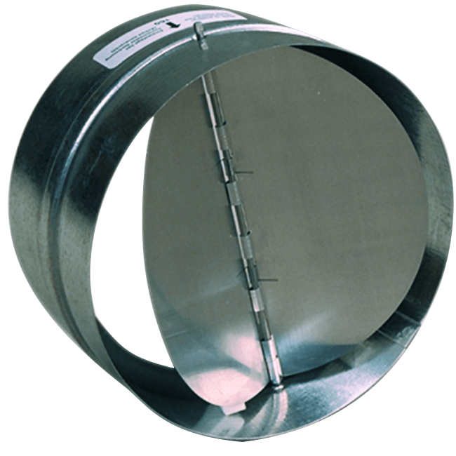 RSK 125mm tilbakeslagsspjeld