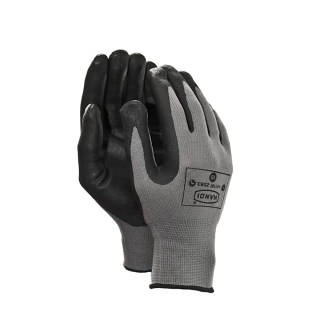 Hansker montering touchfingers grå/svart 05309