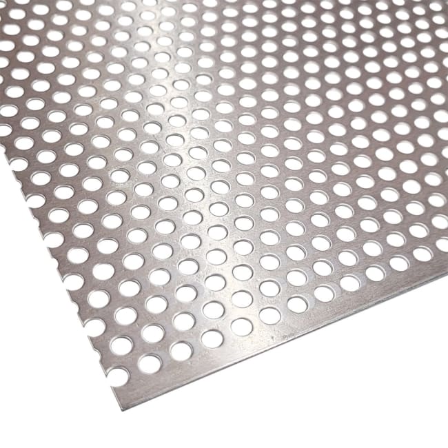 Alu plate perforert 1,0mm R5T8 1x2m (2m2)
