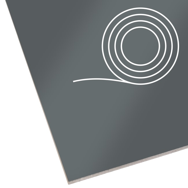 Alu coil m/folie basal grå 7012 1.25m 0.9mm (ca 200m2)