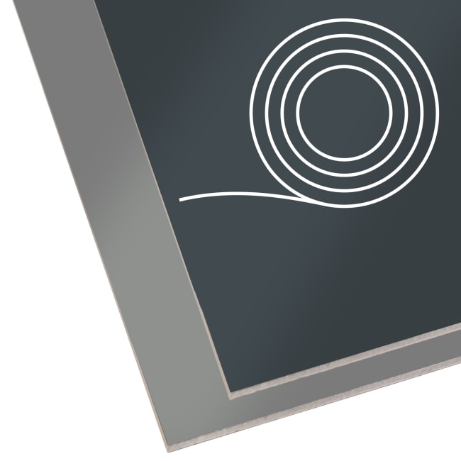 Alu coil 2-sidig folie antrasitt 7016- grå 7037 1.25 0.9mm (ca 200m2)