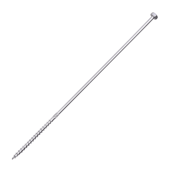 Glassrekkverk skruer store 8x360mm