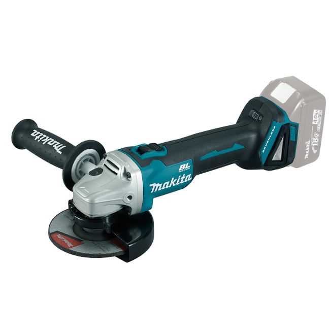 Makita vinkelsliper 18V, DISC 125mm BL-M (ekslusiv batteri)