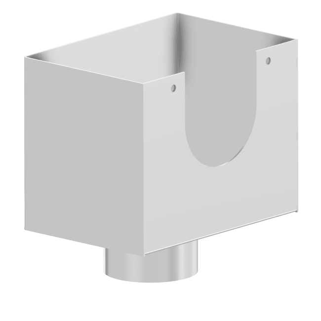 Samlekasse 151 rektangulær 70mm ubehandlet