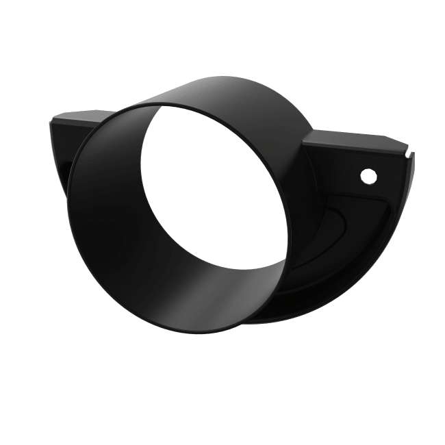 Endebunn m/muffe T-120 sort 1216AK