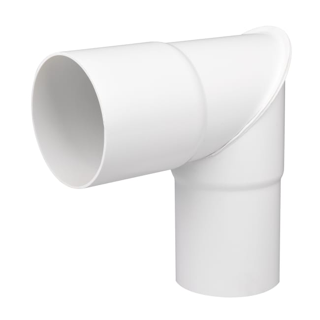 Knerør 90mm 90gr hvit