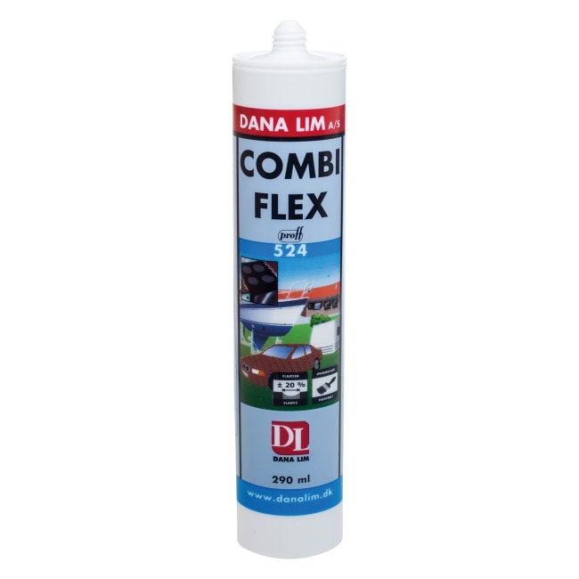 Dana lim Combi Flex 524 hvit 290ml