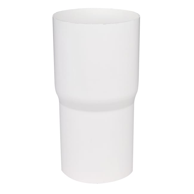 Rørmuffe 90mm hvit