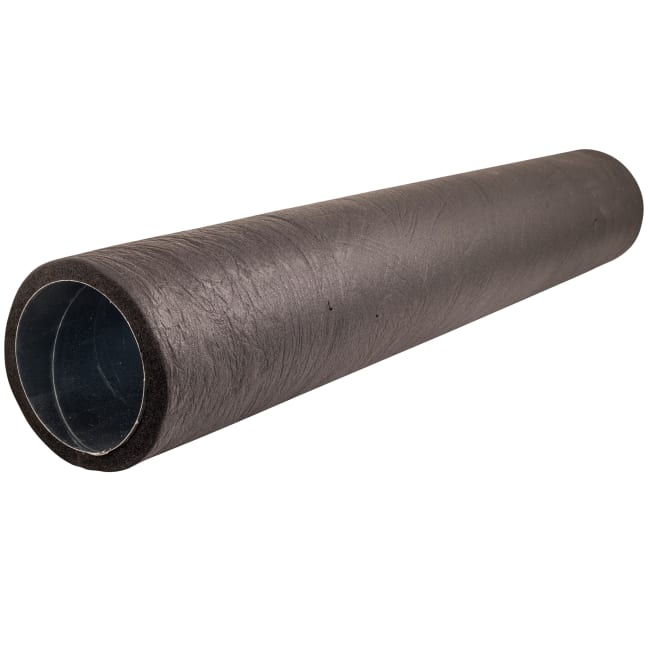 Spirorør 1m med 19mm isolasjon Ø125