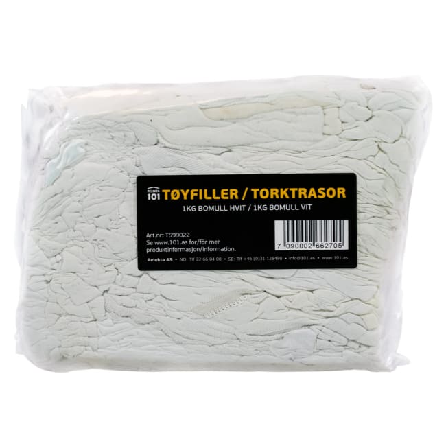 Tec7 Tøyfiller bomull (1kg pose)