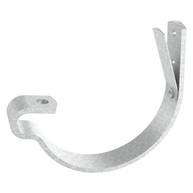 Zink rennekrok kassa galvanisert m/lakk 127mm Lobas (105148)