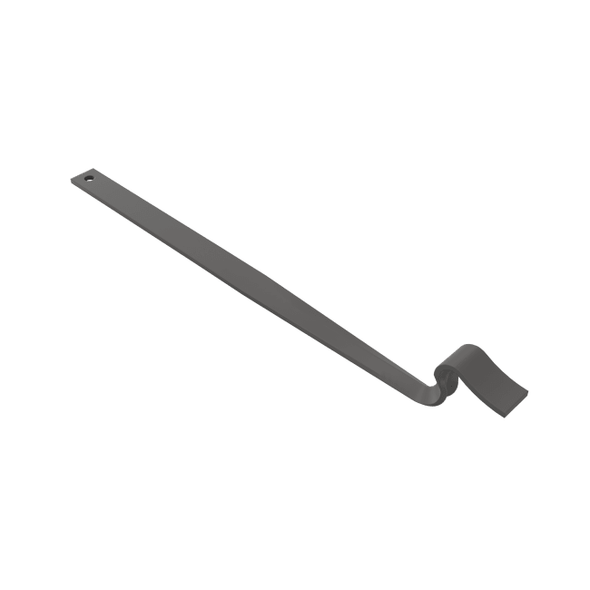 Overligger lang T-120 mørk grå 1221M