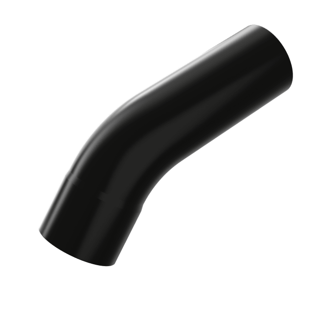 Soilkragebend 70mm sort 7019K (2 stk)
