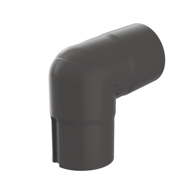 Sveist kne N-70/60gr mørk grå700060M