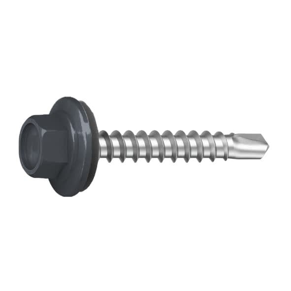 Ejot plateskrue rustfri A2 4.8x35 mørk grå 7024 (250)