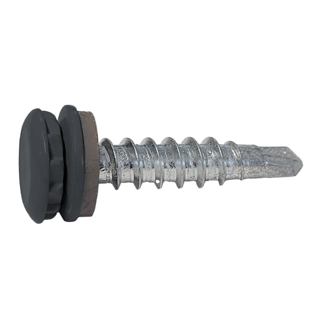 Irius plateskrue rustfri 5,5x28mm mørk grå (250) 7024