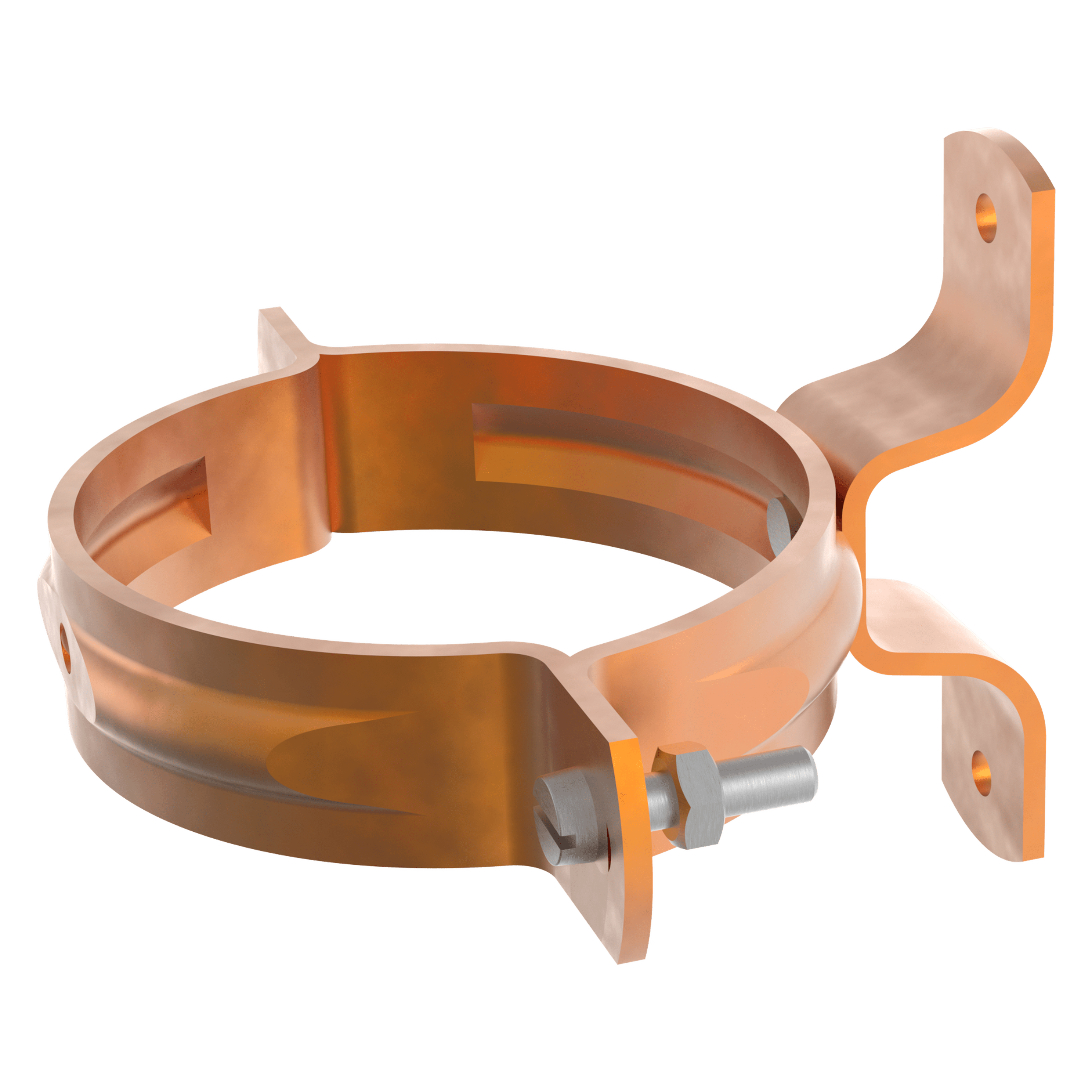 Rørklemme kobber f/tre 90mm Prefa