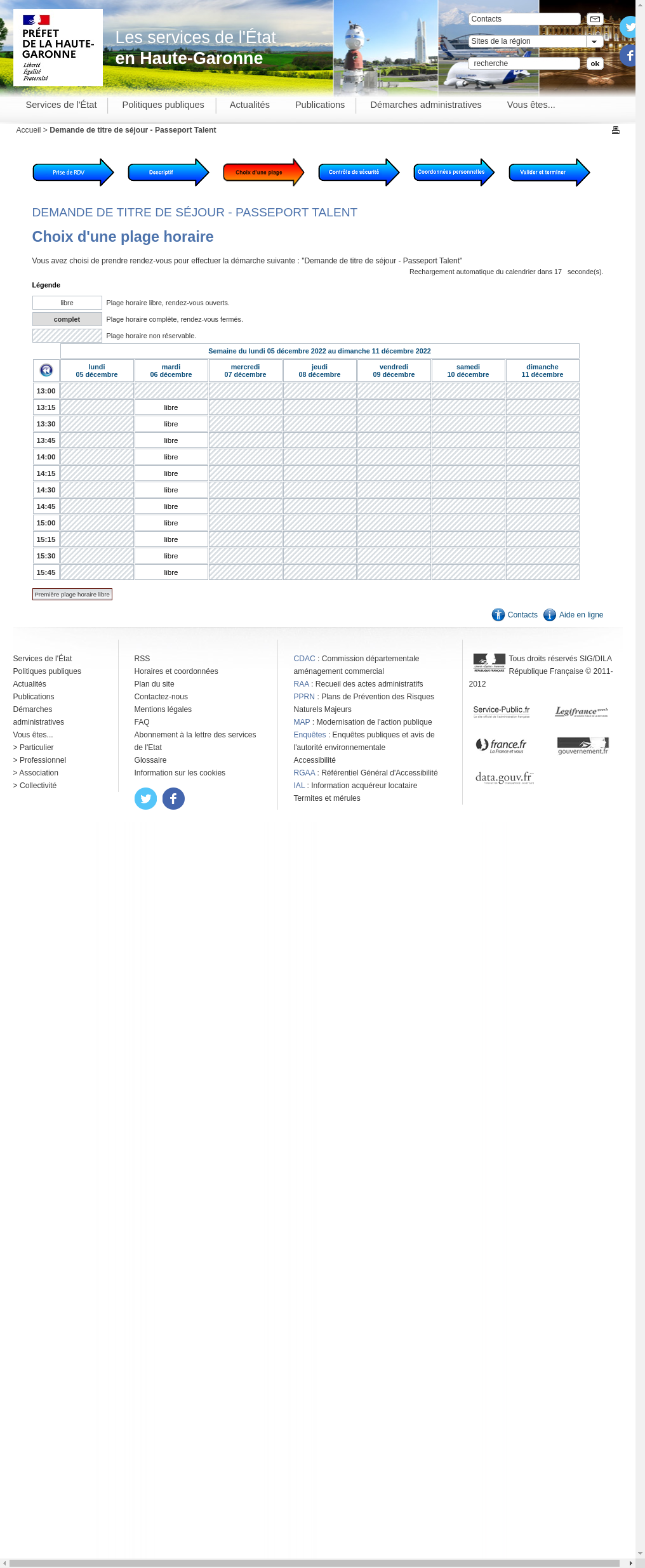 Haute Garonne Gouv Fr Titre De Séjour Enregistrement biométrique - Passeport Talent | Notification par SMS